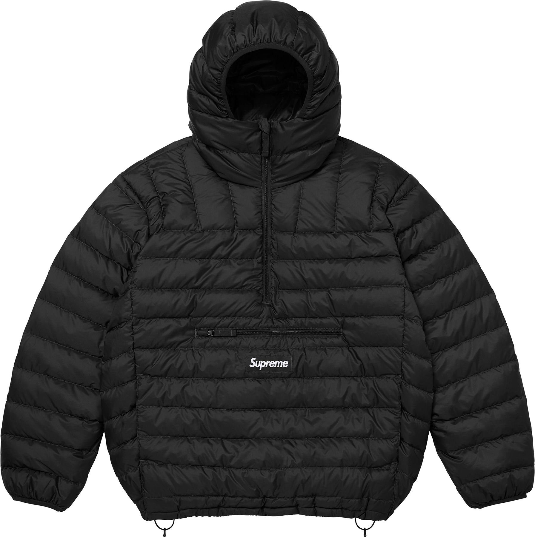 Micro Down Half Zip Hooded Pullover view 2